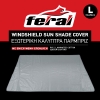 Ηλιοπροστασία Καλύπτρα Παρμπρίζ Large 214*96cm Με Ενισχυμένη Επένδυση 320GSM Feral 1 Τεμάχιο