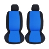 Καλύμματα Αυτοκινήτου Smart Style Μαύρο-Μπλε Σετ 8 Τεμάχια