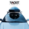 Μπαγκαζιέρα Οροφής Αυτοκινήτου Rackit Star 480lt Μαύρη Γυαλιστερή Με Διπλό Άνοιγμα Και Τοποθέτηση Quick Fix