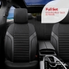 Καλύμματα Αυτοκινήτου Otom Coral Design Universal Full Δερματίνη Σετ Εμπρός / Πίσω Μαύρο / Γκρι CRΑL-106 11 Τεμαχίων