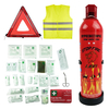 Σετ ΚΤΕΟ με Φαρμακείο Πρώτων Βοηθειών σύμφωνα με DIN 13164:2022, Τρίγωνο, Γιλέκο Ασφαλείας & Πυροσβεστήρα